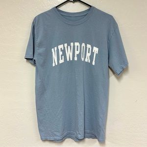 Blue Newport T-shirt, OS 🌊🐚